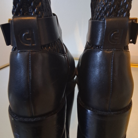 Cole Haan Women's Clover Stretch Side-Buckle Riding Boots Size 10 NWOT - Picture 7 of 15
